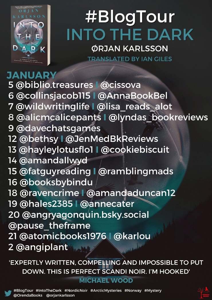 Into The Dark blog tour banner