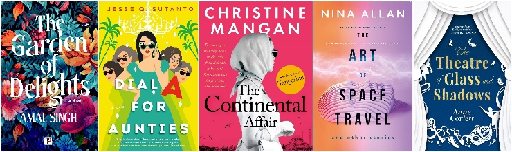 The Garden of Delights, Dial A for Aunties, The Continental Affair, The Art of Space Travel and other stories, The Theatre of Glass and Shadows