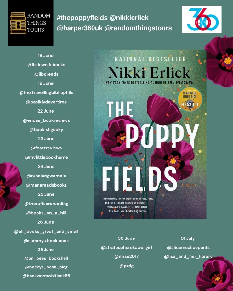 The Poppy Fields blog tour banner